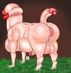 :>= anal_vore anthro balls body_horror breasts censored dia dorse full-package_futanari futanari herm hermaphrodite huge_balls huge_cock intersex monster_cock multi_balls multi_genitalia multi_penis penis pussy queen's_stallion triphallia vore