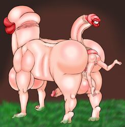 :>= anal_vore anthro balls body_horror breasts dia dorse full-package_futanari futanari herm hermaphrodite huge_balls huge_cock intersex monster_cock multi_balls multi_genitalia multi_penis penis pussy queen's_stallion triphallia vore