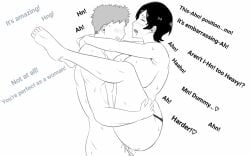 1boy1girl arms_around_neck arms_around_partner big_breasts blush bob_cut borrowed_character breasts_bigger_than_head carrying_partner chubby chubby_female closed_eyes holding_partner huge_breasts incest legs_around_partner male/female mature_female milf mother mother_and_child mother_and_son muscular_male older_female older_female_and_younger_male panties panties_aside penis_in_pussy plump pussy_juice saliva_drip short_hair side_view sideboob sketchintheshade son stand_and_carry_position standing_sex sweatdrop sweating taboo vaginal_fluids vaginal_insertion vaginal_penetration vaginal_sex