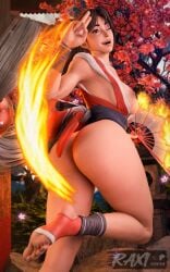 mai shiranui from fatal fury by raxinsfw
