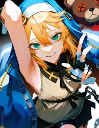 1boy ai_generated armpit armpit_fetish armpits bridget femboy fetish gay looking_at_viewer male mukurout pov pov_eye_contact presenting presenting_armpit solo solo_male sweat sweatdrop sweating sweaty_armpits sweaty_body trap