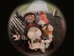 2025 2girls 3d 3d_animation :3 animated anthro areola ass big_ass big_thighs breasts brown_body brown_fur butt calico_cat cat_ears cat_girl cat_tail cate_meowdy_(fortnite) catgirl collar curvaceous curvy curvy_body curvy_female curvy_figure cute cute_face domestic_cat dot_eyes epic_games fangs felid feline female fingering fingering_partner fingering_pussy fortnite fur furry hair lesbian lesbian_sex mammal medium_breasts meow_skulls_(fortnite) multicolored_body multicolored_fur navel nipples no_sound outdoor_sex outdoors outside outside_sex peace_sign pink_nipples ponytail pov pussy raised_tail sanomaly simple_eyes solo tagme tail thick_thighs thighs v_sign video wholesome wholesome_sex wide_hips yellow_eyes yuri