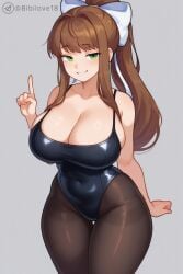 monika (doki doki literature club) from doki doki literature club by bibilove18