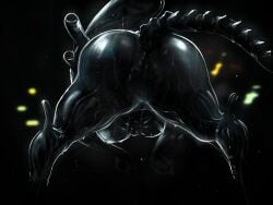2023 absurd_res alien alien_(franchise) asking ass bent_over big_breasts big_butt biped black_body black_breasts black_tail bodily_fluids breasts butt_focus censored censored_genitalia censored_vulva dark_body digital_drawing_(artwork) digital_media_(artwork) faceless_character faceless_female faceless_humanoid female glistening glistening_butt hi_res huge_butt humanoid inside jaguarart not_furry nude nude_female nude_humanoid rear_view solo standing sweat sweaty_body tail textless thick_thighs wide_stance xenomorph