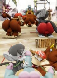 4boys all_fours anus ass balls big_ass big_butt bubble_ass bubble_butt cum defeated diddy_kong donkey_kong donkey_kong_(series) doommusk fat_ass fat_butt gay huge_ass huge_butt large_ass large_butt licking licking_penis male male/male male_only monkey nintendo oral oral_sex penis primate sex thick_ass thick_butt
