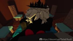 break_in_and_steal_thingz crossroads_(roblox) crown cum cum_in_pussy different_angle dummy_(roblox) first_person_view light observer_(biast) pov roblox roblox_game tagme tits_out video white_hair zyphoring