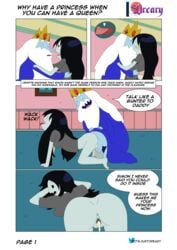 adventure_time age_difference ass ass_up black_hair cartoon_network clothing comic cum cum_in_pussy cum_inside dreary female from_behind ice_king internal kissing long_hair male marceline older_male open_mouth penetration penis sex shirt spread_legs vaginal_penetration younger_female