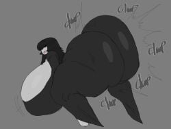 1girls ass big_ass big_breasts clapping_ass clapping_cheeks cleavage dark_clothing dark_hair enormous_ass enormous_breasts estelle_(heavensthroat) fat_ass female_only gigantic_ass gigantic_breasts heavensthroat huge_ass huge_breasts large_ass large_breasts milf plump_ass plump_breasts roblox robloxian shaking_ass shaking_butt showing_ass showing_off twerk twerking twerking_position voluptuous voluptuous_female