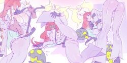 1boy 1girls asking_for_it ass big_ass big_breasts blush bodysuit boob_window breasts_out brown_body brown_skin child_bearing_hips embarrassed embarrassed_female female free_form funny guilty_gear guilty_gear_strive halo inverted_nipples inviting inviting_to_fuck inviting_to_sex inviting_viewer jack-o'_valentine male mask masked masked_female massive_ass nipples no_bra no_panties offering offering_sex offering_to_viewer pink_nipples poking poking_breasts pose posing posing_for_the_viewer presenting presenting_hindquarters presenting_pussy pulling_clothing pussy pussy_visible_through_clothes red_hair saigalisk slap_mark teasing teasing_viewer thick_ass thick_hips thick_lips vagina vagina_visible_through_clothing white_body white_skin