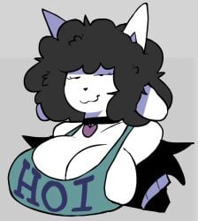 temmie from undertale by loudnormal4
