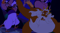 aladdin bound captured dilf disney father feet fetish gagged humiliated king_triton male male_feet male_only muscular nude the_little_mermaid