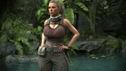 1girls 3d big_ass big_breasts bolt_on_tits breast_implants breasts curvaceous curvy curvy_figure enhanced_breasts fake_breasts female hips hourglass_figure jurassic_park jurassic_world jurassic_world_rebirth light-skinned_female light_skin mature mature_female otacon212 silicone silicone_implants slim_waist thick thick_hips thick_legs thick_thighs thighs top_heavy voluptuous waist wide_hips zora_bennett