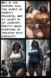 4girls ai_generated big_ass big_breasts big_thighs breasts brown-skinned_female brown_body brown_skin bust busty chest curvaceous curvy curvy_figure dark-skinned_female dark_skin digital_media_(artwork) enormous_ass enormous_breasts enormous_thighs female gigantic_ass gigantic_breasts gigantic_thighs hips hourglass_figure huge_ass huge_breasts huge_thighs hyper_ass hyper_breasts hyper_thighs large_ass large_breasts large_thighs legs massive_ass massive_breasts massive_thighs mature mature_female multiple_girls original original_character shayana_the_milk_goddess silentsamurai20 slim_waist story thick thick_hips thick_legs thick_thighs thighs voluptuous waist wide_hips wide_thighs