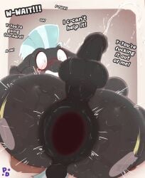 absurd_res animal_genitalia animal_penis anus balls bodily_fluids clenched_teeth constricted_pupils cutie_mark dialogue dock_(anatomy) embarrassed equid equine equine_genitalia equine_penis erection feral friendship_is_magic fur gaping gaping_anus genital_fluids genitals grey_body grey_fur hasbro hi_res horse legs_back lying male mammal messy mohawk my_little_pony mythological_creature mythological_equine mythology on_back peeing_while_erect peeing_while_penetrated pegasus penis perineum pony pony_dreaming puffy_anus pupils small_pupils solo surprised sweat tail tears teeth text throbbing throbbing_penis thunderlane_(mlp) urine watersports wings