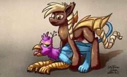 anal avian avian_feet bat_pony beak bird blue_body equid feathered_crest feathered_wings feathers feral galliform genitals green_eyes gryphon gyro_feather gyrotech hasbro head_crest male male/male mammal my_little_pony mythological_avian mythological_creature mythology paws peafowl penis phasianid pink_body quadruped sex skygunner_(artist) tail tail_tuft tuft wings