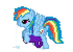 animated armor female friendship_is_magic half-closed_eyes headgear helmet invalid_tag low_res my_little_pony pixel pixel_art pussy_juice rainbow_dash_(mlp) smooth_skin sweat tail_sweat vulcan539 wings