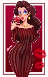 pauline from mario (series) by wiluma