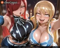 erza scarlet from fairy tail by asmutcriminal