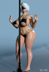 1girls 3d android big_ass big_breasts big_thighs breasts curvaceous curvy curvy_figure female gynoid hips hourglass_figure huge_ass huge_breasts huge_thighs large_ass large_breasts large_thighs mature mature_female nier nier:_automata nier_(series) platinum_games ryu4life slim_waist thick thick_hips thick_legs thick_thighs thighs voluptuous waist white_hair wide_hips wide_thighs yorha_2b
