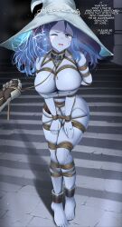bagelbomb bdsm big_breasts blush breasts elden_ring female fromsoftware leash_pull ranni_the_witch sexy_body sexy_outfit tagme talking