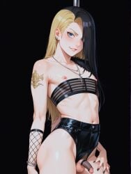 ai_generated balls belly blonde_hair boots boy cock cum deidara femboy girly goth huge_ass human human_male kuk light-skinned_femboy light-skinned_male light_skin long_hair looking_at_viewer male male_focus male_only naruto naruto_shippuden nipples penis presenting prostitution scarf sitting small_penis smile standing thick_thighs thighs white_body yaoi