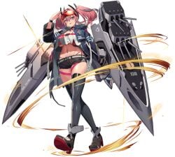 :p ahoge azur_lane belt bikini bikini_under_clothes black_background black_choker black_footwear black_shorts blue_jacket boots breasts bremerton_(azur_lane) cg choker cleavage crop_top crop_top_overhang cropped_jacket crossed_legs cutoffs ear_piercing eyewear_on_head female full_body grey_belt grey_hair groin hair_between_eyes hair_intakes hair_ornament high_heels highleg highleg_bikini holding hood hooded_jacket jacket large_breasts lifebuoy_ornament long_hair long_sleeves looking_at_viewer machinery midriff mole mole_under_eye multicolored_hair navel navel_piercing official_art open_clothes open_jacket open_mouth piercing pink_bikini pink_eyes pink_hair red-tinted_eyewear red_eyes red_hair rigging rudder_footwear salute shirt short_shorts shorts sidelocks skindentation smile snap-fit_buckle solo standing stomach streaked_hair sunglasses swimsuit tachi-e thigh_strap thighhighs thighs tinted_eyewear tongue tongue_out transparent_background turret twintails two-tone_hair two-tone_shirt underboob watson_cross