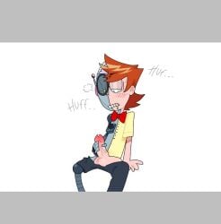 about_to_cum bowtie captain_underpants_(series) cyborg ginger ginger_hair male masturbation melvin_sneedly robot robot_humanoid robotic_arm solo tagme the_epic_tales_of_captain_underpants veiny_penis