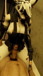 1girl1boy 3d anthro anthro_on_human before_sex big_ass big_breasts dominant female femdom furry furry_female furry_on_human jail jail_cell luxuryart male officer_flint officer_flint_(foretbwat) police police_uniform policewoman prison prison_cell prisoner