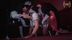 1girls 2025 2boys 3d 3d_animation all_fours animated ass big_ass blender canine canine_on_human choking choking_on_cock choking_on_penis clapping_cheeks clothed clothed_female_nude_male clothes clothing coughing cum cum_drip cum_in_mouth cum_in_pussy cum_inside deityofdepravity doggy_style domestic_dog female female_on_feral femsub feral feral_on_female feral_penetrating from_behind fully_clothed growl growling heroine_sub human human_on_feral humping kiriko_(overwatch) knot knot_pullout knotted knotted_penis knotting longer_than_10_seconds loop looping_animation male male/female male_on_human maledom moaning mp4 oral oral_knotting overwatch overwatch_2 penis pussy shorter_than_30_seconds sound spitroast submission submissive submissive_female submissive_human tagme video zoophilia