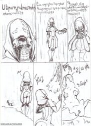 2d armenian_text comic comic_cover cum cum_from_mouth cum_in_mouth female mass_effect monster monster_on_female nkaracmard page_2 quarian slime