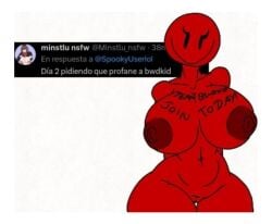 bwdkid bwdkid_(minstlu) c00lkidd daigora_(minstlu) minstlu_nsfw minstlu_oc n0ttter nsfw oc owo parody_character pedofilia porn pwnhead2 pwnhead3 red_body roblox_game robloxian spanish_text xguest666r