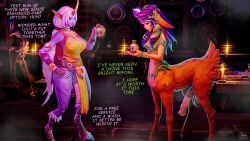 2futas 3d centaur deer_taur futa_on_futa futanari futataur goat growth growth_potion horsecock horsecock_futa intersex league_of_legends lillia_(league_of_legends) muunsfw penis penis_expansion potion soraka