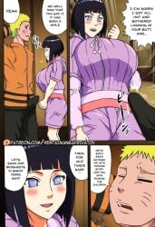 1boy1girl artist_request before_sex boner boruto:_naruto_next_generations bubble_butt bulge_through_clothing comic couple dialogue female huge_breasts hyuuga_hinata male naruto preparation talking_to_another uzumaki_naruto waiting_for_sex