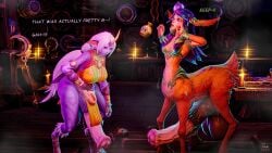 2futas 3d balls centaur deer_taur erection futa_on_futa futanari futataur goat growth growth_potion horsecock horsecock_futa huge_balls huge_cock hyper_penis intersex league_of_legends lillia_(league_of_legends) muunsfw penis penis_expansion potion soraka