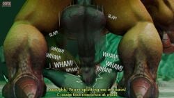 1boy 1girls 3d 3d_(artwork) 3d_render big_penis blender blender_(software) blender_cycles dialogue english english_dialogue english_text equine_genitalia equine_penis female forced hand_on_face hela hela_(marvel_rivals) held_down horse_penis horsecock huge_balls huge_cock impossible_fit interspecies interspecies_sex larger_male legs_apart male mangog marvel marvel_comics marvel_rivals mating mating_press monster motion_blur motion_lines oofoe pussy pussy_juice rape raped_by_monster rough_sex self_upload size_difference smaller_female vaginal_penetration vaginal_sex