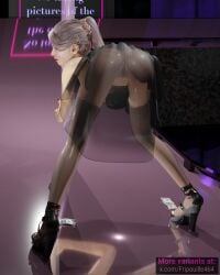 1girls 3d asian_female ass ass_focus back_view blender bottomless breasts clothing dbd dead_by_daylight elegant_dress female feng_min head_down_ass_up highres legs no_panties pink_headphones presenting presenting_anus presenting_ass presenting_butt presenting_hindquarters presenting_pussy presenting_vagina pussy pussy_focus revealing seductive_pose see-through showing_off simplestuffs small_breasts solo spread_legs straight transparent_clothing twitter_username uncensored