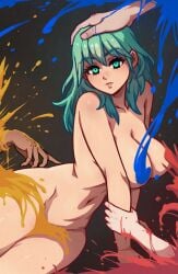 2boys 2girls akairiot breasts byleth_(fire_emblem) byleth_(fire_emblem)_(female) claude_von_riegan completely_nude convenient_censoring dimitri_alexandre_blaiddyd edelgard_von_hresvelg female fire_emblem fire_emblem:_three_houses hand_on_another's_head highres holding_another's_wrist large_breasts looking_at_viewer male medium_hair multiple_boys multiple_girls nude paid_reward_available paint poking solo_focus