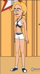 animated blonde_female blonde_hair brickleberry edit edited ethel_anderson flashing flashing_breasts nude_edit nude_filter pink_nipples topless topless_female