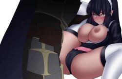 1boy 1boy1girl 1girls ^^^ amber_embraces anus areolae armor ass biting_lip black_hair blush breasts brown_skin cape clenched_teeth cum cum_in_pussy cum_inside drool elf_ears eyes_rolling_back female game_cg grool heart-shaped_pupils heart_eyes hervi holly_(amber_embraces) impact_lines leaking_cum leg_grab male meta:gif_artifacts motion_lines movement_lines nipples nun on_back panties penis pubic_tattoo pussy pussy_juice questionable_consent rpg_maker spread_legs tears thighs tongue_out transparent_background vagina vaginal_penetration video_games white_stockings