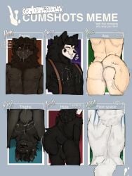 abs absurd_res alois_wulfe_(cerberussenn) animal_humanoid annoyed anthro ass back_tattoo backsack balls bird_dog black_body black_fur blue_eyes blush bodily_fluids bodypaint brother_(lore) brothers_(lore) brown_body brown_fur brown_hair canid canid_humanoid canine canine_humanoid canis cerberussenn cum cum_in_ass cum_in_hair cum_inside cum_on_back cum_on_balls cum_on_butt cum_on_chest cum_on_face cum_on_leg cum_on_tongue cum_string cumshot cumshots_meme curly_hair domestic_dog ear_piercing ear_ring ejaculation english_text eyebrow_piercing facial_piercing felid fluffy freckles fur genital_fluids genitals golden_retriever grey_body grey_fur group hair heterochromia hi_res humanoid hunting_dog hybrid kahlua_hawkes_(cerberussenn) leon_sweeto_(cerberussenn) lion luan_sweeto_(cerberussenn) male mammal mammal_humanoid markings mauli_mahuta_(cerberussenn) meme mixed_breed mole_(marking) nipple_piercing nipples nordic_sled_dog pantherine pecs piercing profanity rami_kouhry_(cerberussenn) rear_view retriever ring_piercing samoyed sibling_(lore) signature slicked_back_hair smile spitz suspenders sweat tail tail_aside tattoo tears text tongue tongue_out upside-down white_body white_fur wolf wolfdog yellow_body yellow_eyes yellow_fur