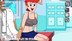 2d 2d_(artwork) 2d_animation animated bra cum cum_on_body cum_shot cumshot dexter's_laboratory dexter's_mom dotartnsfw grey_body handjob hole_house milf moan moaning moaning_in_pleasure mp4 older_male red_hair see-through see-through_top sex short_hair sitting sitting_on_desk skirt sound sound_effects tagme video videos