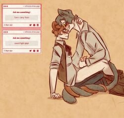 2boys bottomless gay gay_male handjob male pants_down penis_touching semi_nude size_difference sulanebouxii swordfight thox tom_and_jerry turner_entertainment warner_brothers yaoi
