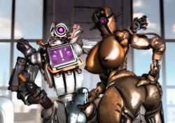 1boy 1boy1girl 1girls 3d apex_legends areola ass assaultron big_ass big_breasts blue_penis blurry_background breasts bronze claws crossover cyborg dat_ass embarrassed fallout fallout_4 female flat giant_ass handjob house huge_ass huge_breasts large_ass large_breasts large_penis living_machine machine male morning nipples no_humans nude pathfinder_(apex_legends) penis pink_eyes robot room scarlena4 sfm source_filmmaker source_request testicles thick_ass thick_thighs vine voluptuous wide_hips window