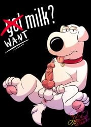 20th_century_fox 20th_century_studios absurd_res animal_genitalia animal_penis anthro anus aroused_smile balls blep brian_griffin canid canine canine_genitalia canine_penis canis collar conditional_dnp domestic_dog family_guy fox_corporation fuzzy_door_productions genitalia genitals hi_res knot lobofeo male mammal nude pawpads paws penis seth_macfarlane solo tongue tongue_out