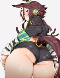 1girls ai_generated animal_ears anthropomorphization artist_request eyes female hair legs skin tagme umamusume umamusume_pretty_derby vodka_(umamusume) young