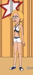 animated animated_gif blonde_female blonde_hair brickleberry ethel_anderson flashing flashing_breasts official_art topless topless_female