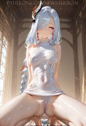 shenhe (genshin impact) from genshin impact by newstudioai