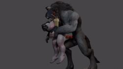 3d animated cheshii_(artist) death defeat_sex defeated defeated_heroine dwarf dwarf_(warcraft) dwarf_female furry guro knot necrophilia snuff tagme worgen world_of_warcraft
