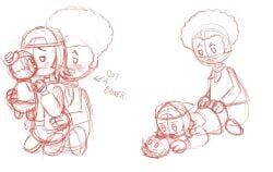 1boy 2boy adult bill_(papa_louie) boobsy_(papa_louie) character_(papa_louie) flipline_studios gay_sex male papa_louie puppet sex sketch skittlemilk90