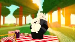 1girls 3d animated ass female no_sound notive pants_down pussy roblox roblox_avatar robloxian shaking_butt shorter_than_10_seconds tagme video xovosi